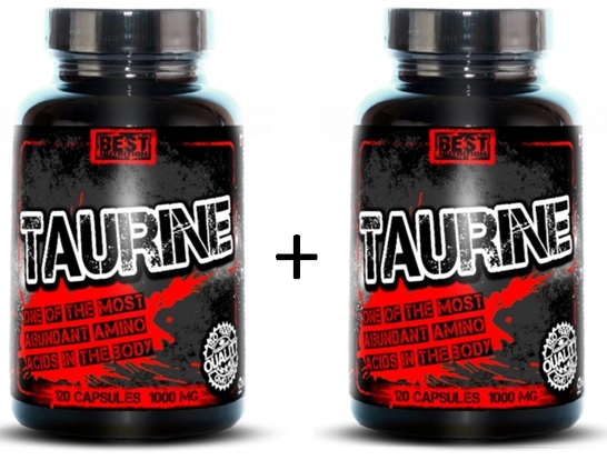 BEST Nutrition Taurine 120cps. + druhý ZADARMO