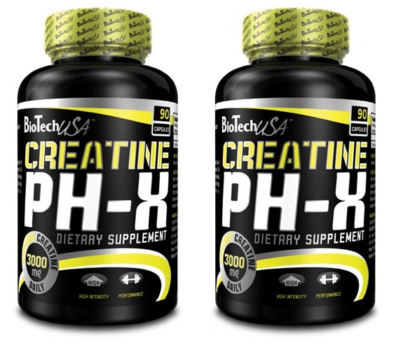 BioTech Creatine pH-X 90cps. + druhý ZADARMO