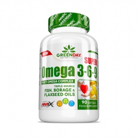 Super Omega 3-6-9, 90 cps.