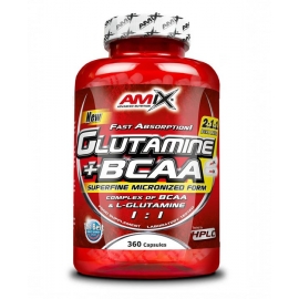 L-Glutamine + BCAA 360cps.