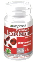 Kompava Premium Lactoferrin 60 cps.
